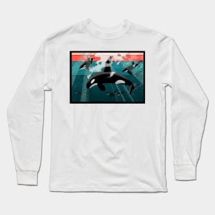 Orca pod Long Sleeve T-Shirt